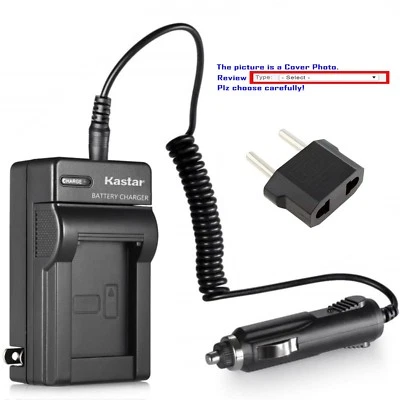 Kastar Battery AC Charger for Konica Digital Revio KD-200Z Konica Minolta E203 - Image 1 of 4