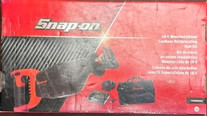 Snap-on CTRS8850K1 18V Reciprocating Saw KIT W Bag, Charger, Battery - Picture 1 of 7
