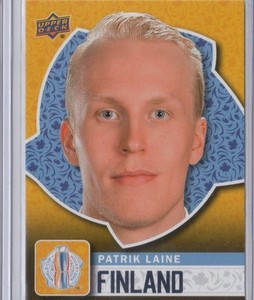 PATRIK LAINE 2016 UD WORLD CUP OF HOCKEY TEAM FINLAND/# 2 PICK/BLUE JACKETS