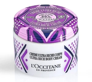 L'Occitane Limitierte Auflage 25 % Sheabutter Lavendel Ultra Reichhaltige Körpercreme 6,9 Oz. - Bild 1 von 5