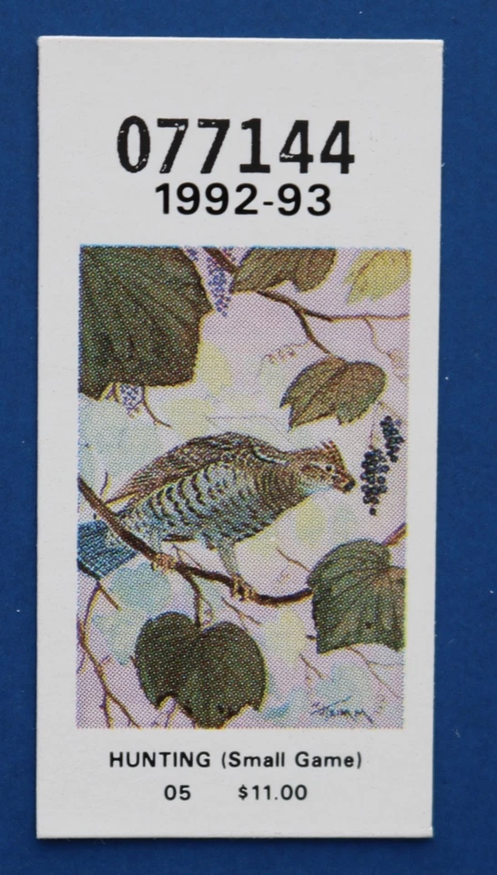 U.S. (NYH40) 1992-93 New York Hunting Stamp (MNH) - Image 1 of 1