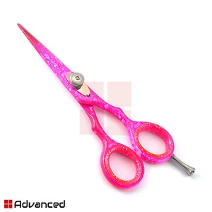 New Barber Hair Cutting Scissor 5'' Pink Color Hair Dressing Styling Salon Shear - Picture 1 of 3