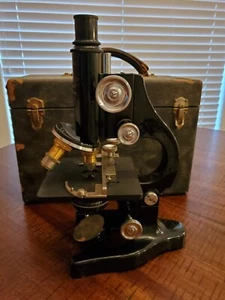 Ernst Leitz Wetzlar No. 301540 Antique Microscope - Picture 1 of 8