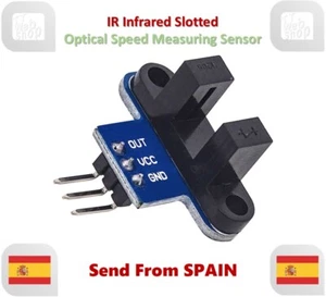 IR Infrared Slotted Optical Speed Measuring Sensor Detection Optocoupler Module - Imagen 1 de 7