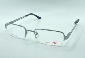 New Balance NB423-2 Silver Eyeglasses Frame 50-18-135 Stainless Steel Rimless - Picture 1 of 11