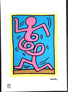 Keith Haring -70x50 cm - Limitierte Auflage Nr.83/150 - Bild 1 von 3