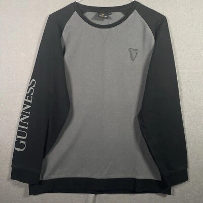 Sudadera Guinness Raglán Adulto Extra Grande Gris y Negro Para Hombre XL Deletrear Foto 1 de 4