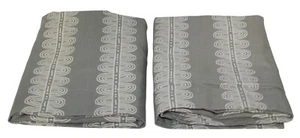 Nate Berkus Gray & White Boho Abstract Pattern Pillowcases Set Of 2 - Picture 1 of 7