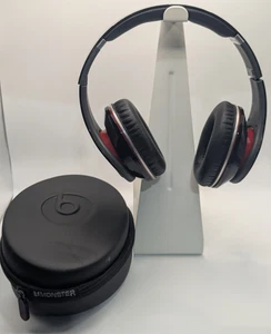 Beats by Dr. Dre Studio Monster Cuffie autentiche cablate - Nero su Rosso BELLE!O - Foto 1 di 13