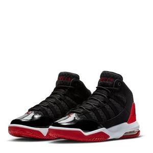Nike Air Jordan Max Aura (GS) Sneaker für ältere Kinder Größe UK 5,5 "schwarz/rot" - Bild 1 von 6