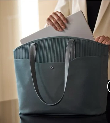 Bolso de mano para mujer Samsonite Silhouette 18 azul pizarra Foto 1 de 4