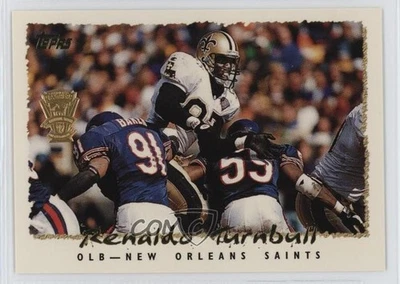 1995 Topps Carolina Panthers Inaugural Season Renaldo Turnbull #142 - Image 1 of 2