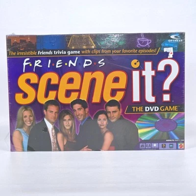 Friends Scene It? DVD Board Game Mattel 2005 Complete Sealed Trivia Party Game - Image 1 of 4