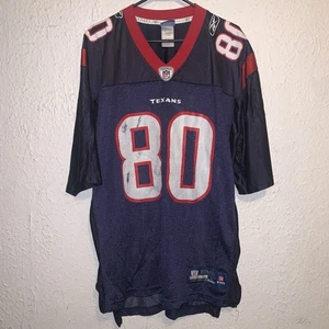 Camiseta deportiva vintage de fútbol americano de los Houston Texans Andre Johnson #80 NFL Reebok L - Imagen 1 de 7