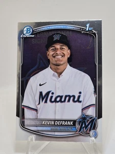 2025 Bowman Chrome Kevin Defrank 1st Bowman Miami Marlins #BCP-205 - Bild 1 von 2
