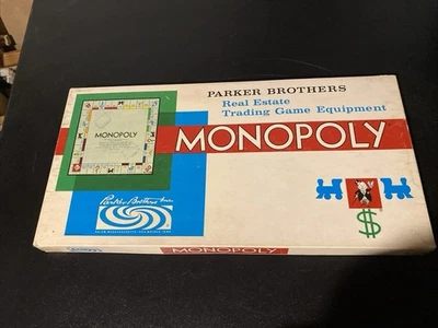 Juego de mesa Monopoly 1961 vintage de Parker Brothers clásico original completo Foto 1 de 4