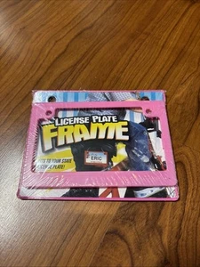 Mini Bicycle License Plate Frame Pink - Picture 1 of 2