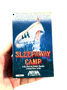 vtg 1984 MEDIA Sleepaway Camp BETA cassette tape HORROR betamax - Picture 1 of 10