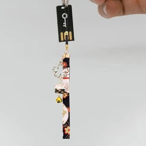 4 pièces pendentif chat chanceux téléphone cloche sangles de suspension fortune décors corde - Photo 1 sur 12