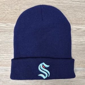 Seattle Kraken Beanie Mütze Bündchen NHL Erwachsene OSFA Strickmütze - Bild 1 von 7