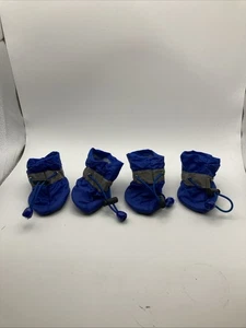 4pcs Waterproof Dog Boots Winter Anti-Slip Snow Shoes for Small Dogs warm paws - Picture 1 of 8