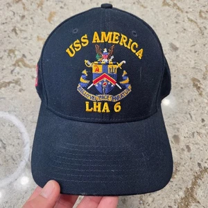 The Corps USS America LHA 6 Cap Embroidered Military Hat - Picture 1 of 8
