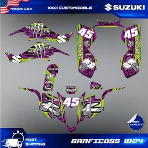 LTZ 400 kit adesivi grafica wrap suzuki decals atv quad 2003 - 2008 kfx 400 - Foto 1 di 6