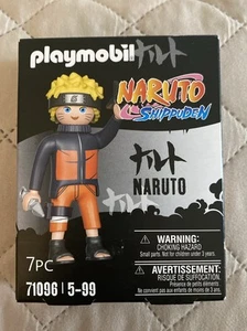 Playmobil Naruto 71096 Naruto Uzumaki 2.95” 7 Piece Figure New in Box - Picture 1 of 2