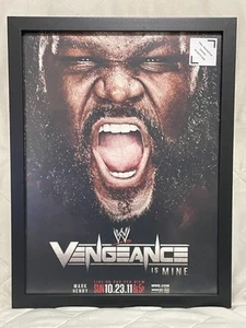 GERAHMTES 12x16 WWE Poster - 2011 Vengeance Mark Henry 23. Oktober 2011 NEU - Bild 1 von 4