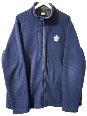 DADCORE - Toronto Maple Leafs Levelwear Fleece Full Zip Navy NHL Jacket - XL - Image 1 of 4