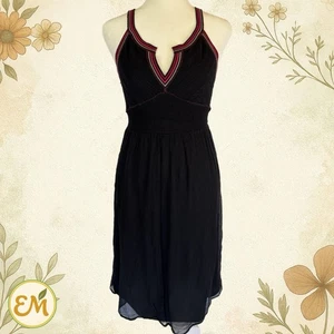 DKNY Dress Knit Top Y2K Babydoll Dark Academia Preppy Goth Grunge Indie Size M - Picture 1 of 10