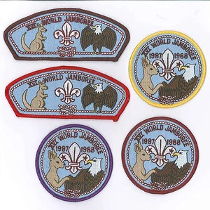 1987 World Scout Jamboree USA Boy Scouts of America BSA Jamboree Shoulder Patch - Picture 1 of 1
