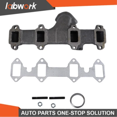 Colector de escape con kit de junta LH para Ford F-100 1973-76 150 250 350 M-400 6,4 L Foto 1 de 4