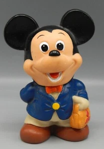 vintage Japanese Disney MICKEY MOUSE Mitsubishi coin slot bank ad character toy - Picture 1 of 8