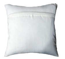 Set Of 4 Pcs Indian Handmade Cotton Cushion Cover 18x18" Block Print Pillow Case