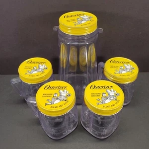 Vintage Osterizer Mini-Blend Container Blend and Store 32oz 4-8oz Set of 5 *READ - Picture 1 of 12