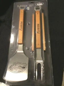 NCAA Florida Gators Sportula BBQ Grill Set SS 3-teiliges Set Brandneu - Bild 1 von 2