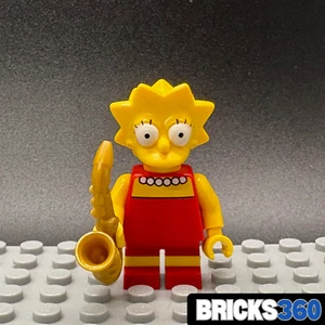 Lego New Lisa Simpson Minifigure The Simpsons Krusty Burger 10352 w/ Saxophone - Picture 1 of 6