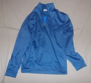 Mens Grand Slam 1/4 Zip Performance Airflow GOLF Long Sleeve Men’s Medium blue - Picture 1 of 5