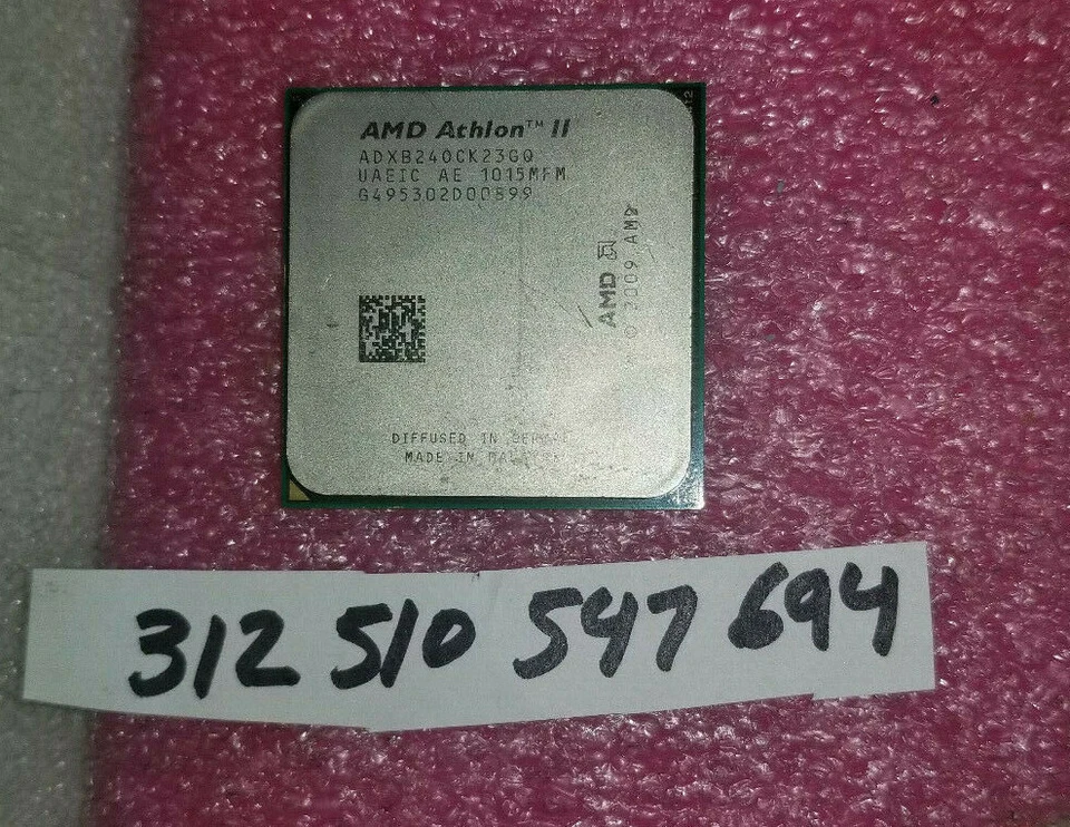 AMD Athlon II X2 240 ADXB240CK23GQ, Regor Dual-Core 2.8 GHz Socket AM3 65W  - Image 1 of 1