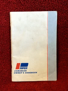 PIPER COMANCHE PA-24-180 AND PA-24-250 OWNER'S HANDBOOK VINTAGE 1973 - Picture 1 of 5