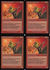 MTG: VIASHINO SANDSCOUT Urza's Legacy COMMON; played, Excellent condition x4