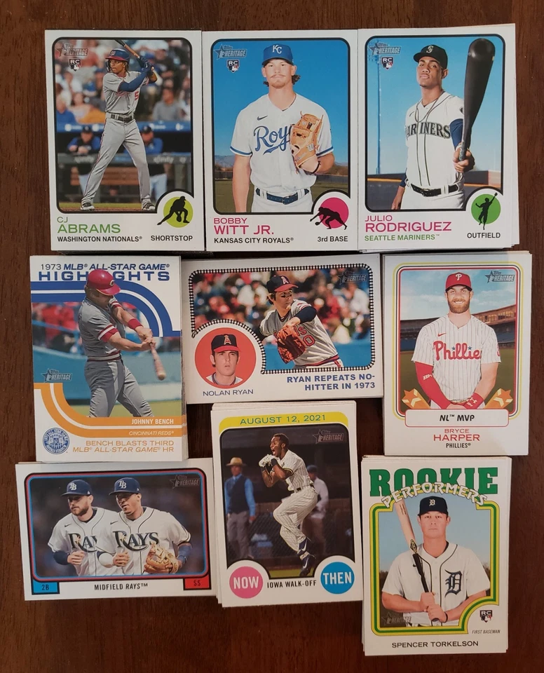 2022 Topps Heritage High Number Baseball Base 501-700 and INSERTS - You Pick - Image 1 of 1
