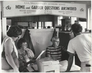 Boulder Colorado County Extension Service Home & Garden Booth Vintage 1980 Photo - Picture 1 of 2