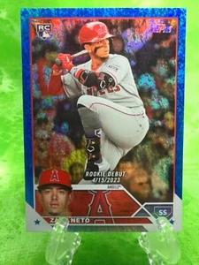 Zach Neto RC/999 Blue Foilboard - Serie Aggiornamento Topps 2023 #US329 Rookie Debutto - Foto 1 di 11