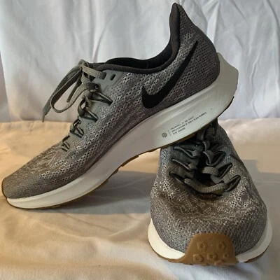 Nike Zapatos Mujer Talla 8 Gris Zoom Pegasus 36 Atletismo Correr Gimnasio Elíptica Foto 1 de 4