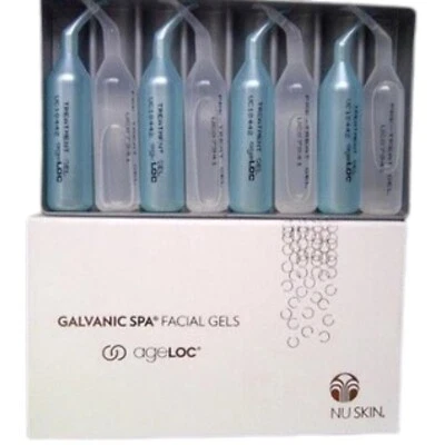 Neu Nuskin Ageloc galvanische Gesichtsbehandlung 4 Paar Gele Paare kostenlose... - Bild 1 von 4