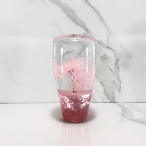 Mrgrip Resin Flower Shift Knob Pink Cherry Blossom 12MMx1.25 - Picture 1 of 5