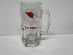 Taza de vidrio delgada Jim vintage de los Phoenix Cardinals de la NFL, 10", excelente estado - Imagen 1 de 9