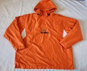 Red Oak OSU Cowboys Oklahoma State University Jacket Size XL Orange 1/4 Zip - Picture 1 of 6